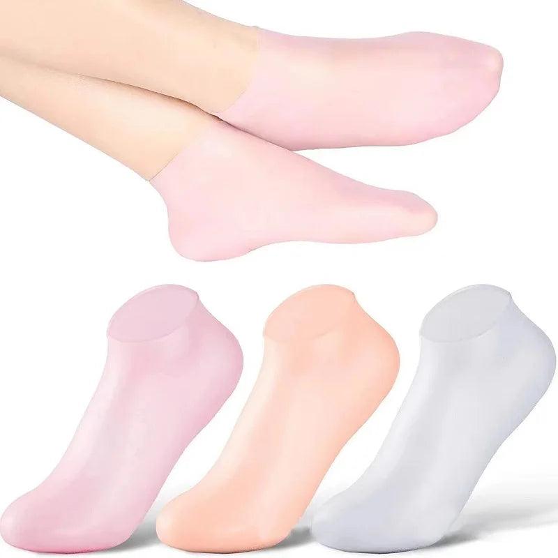 RevitaPés - Meia de silicone para pés ressecados e rachados